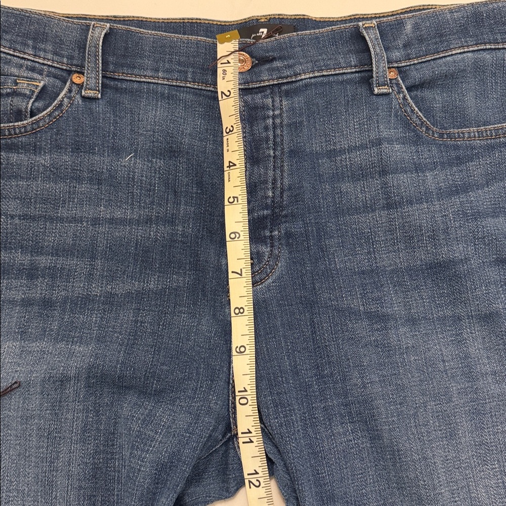 7 For All Mankind Josefina Ankle Jeans - Blue - Picture 9 of 12